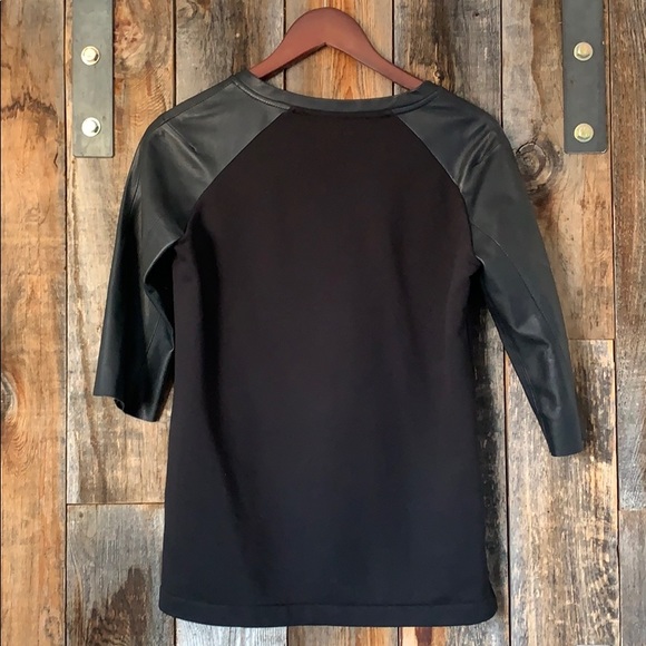 All Saints leather sweater - Picture 2 of 5